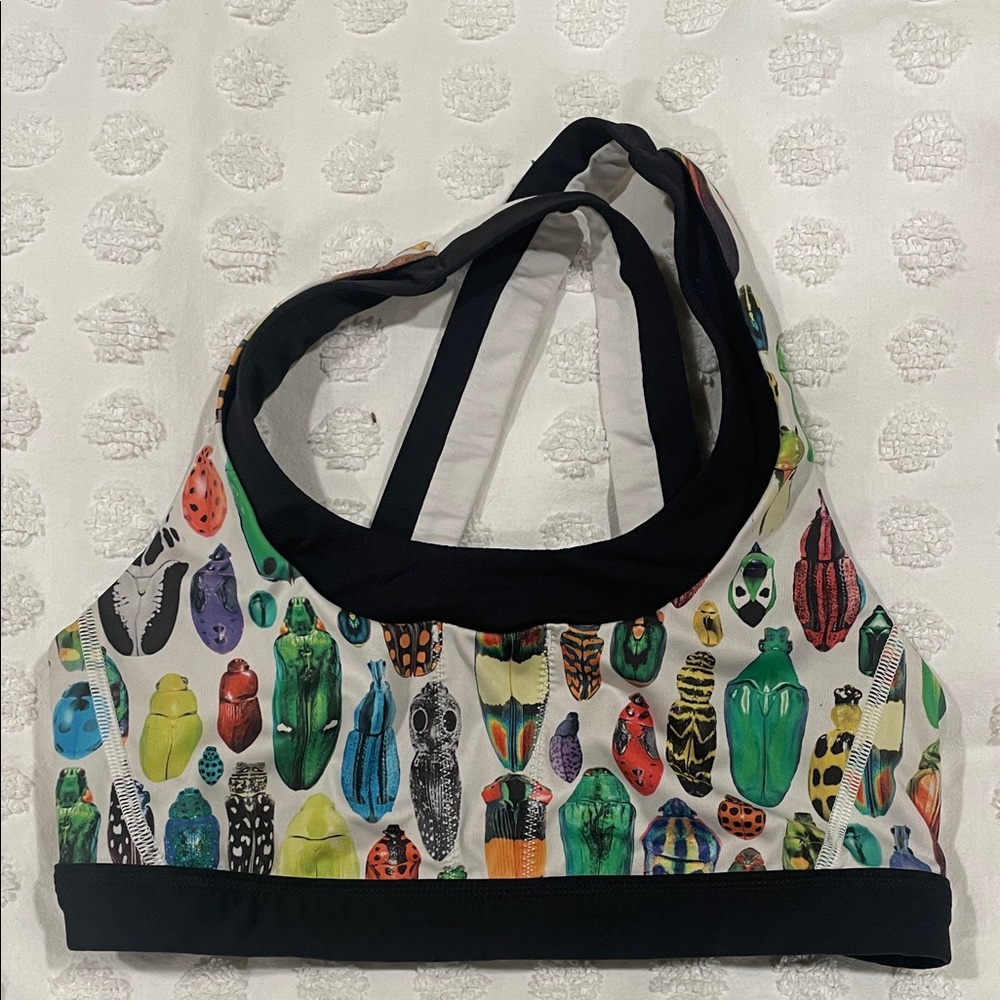 lululemon athletica beetle Patterned Bra insects rare